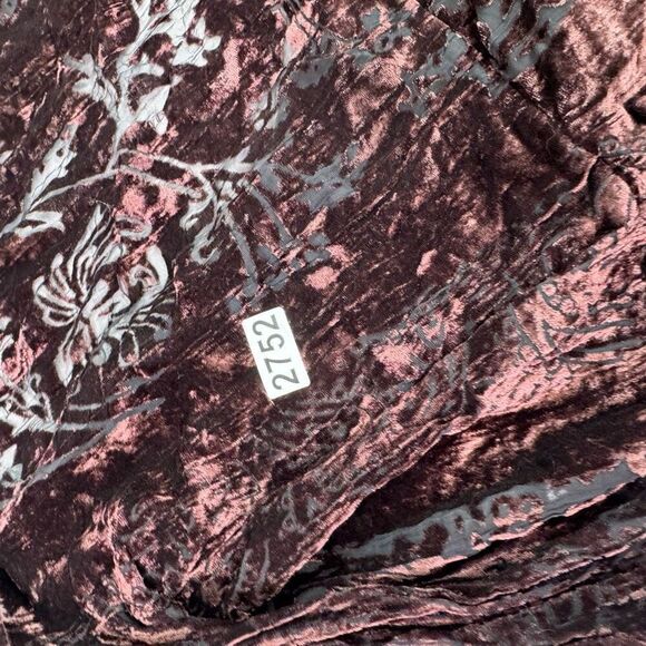 NCC Cardigan Jacket Womens 8 Sweater Crushed Velvet Purple 90s y2k Front Tie - Picture 5 of 7